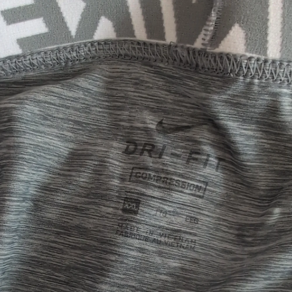 Nike Dri Fit Gray Athletic Compression Leggings XXL